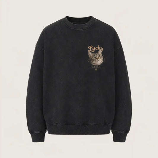 Custom Oversized Sweatshirt | Premium 350 GSM Cotton Crew Neck