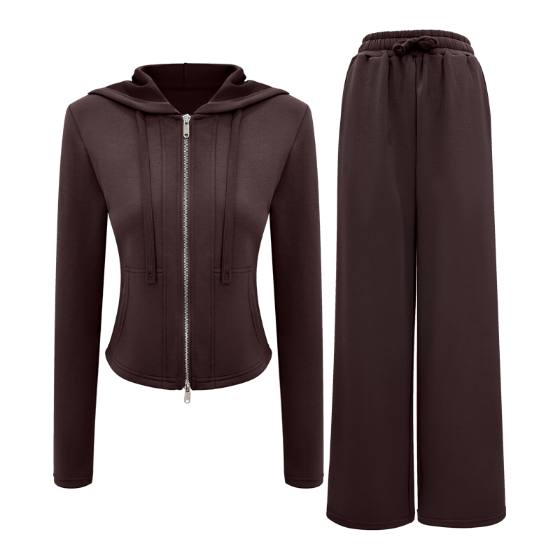 The Cloud Set – Zip Hoodie & Wide Leg Pants