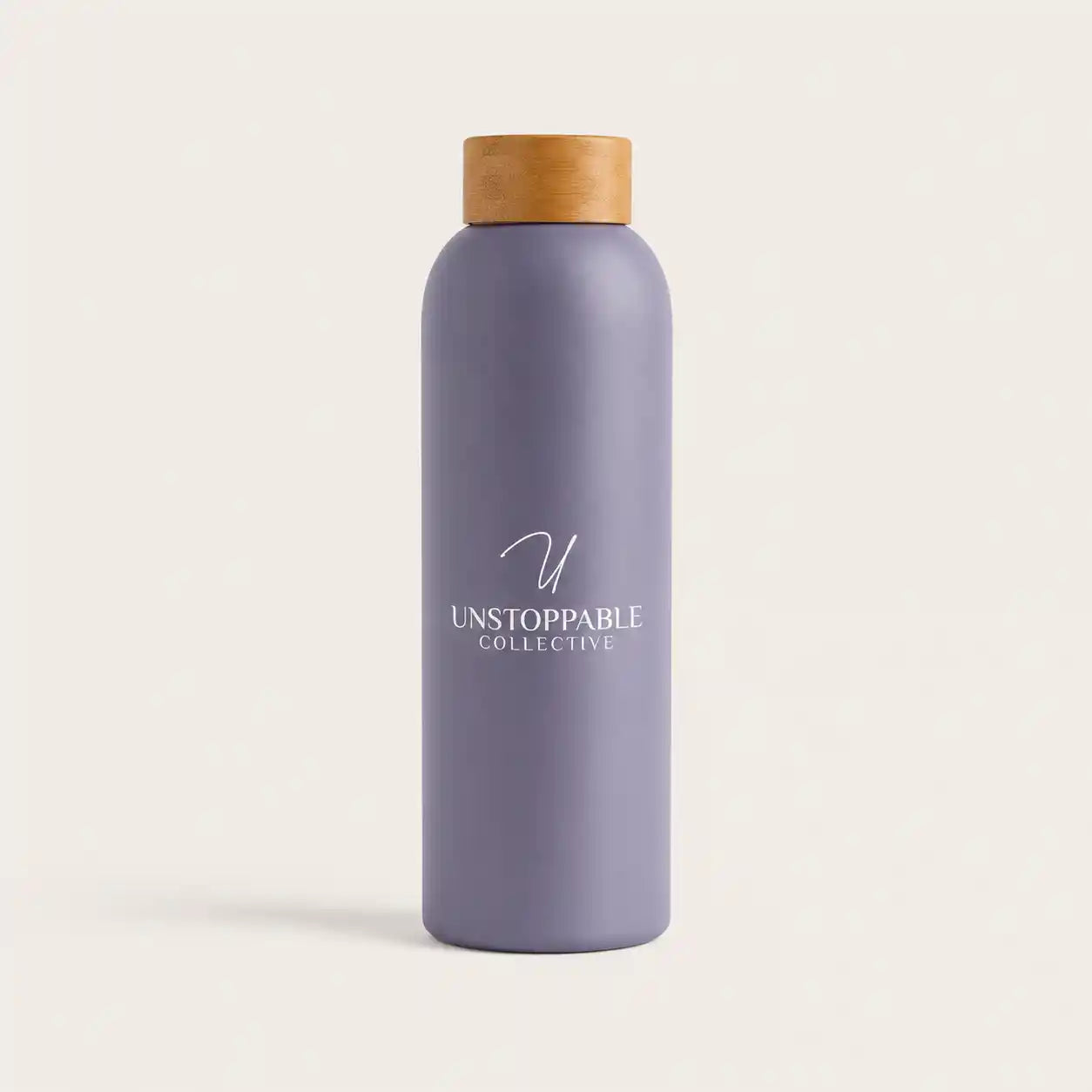 Custom Thermo Steel Bottle | Waterdrop® Stainless Steel Bottle with Bamboo Cap