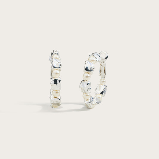 Pearl Drift Hoops | E03