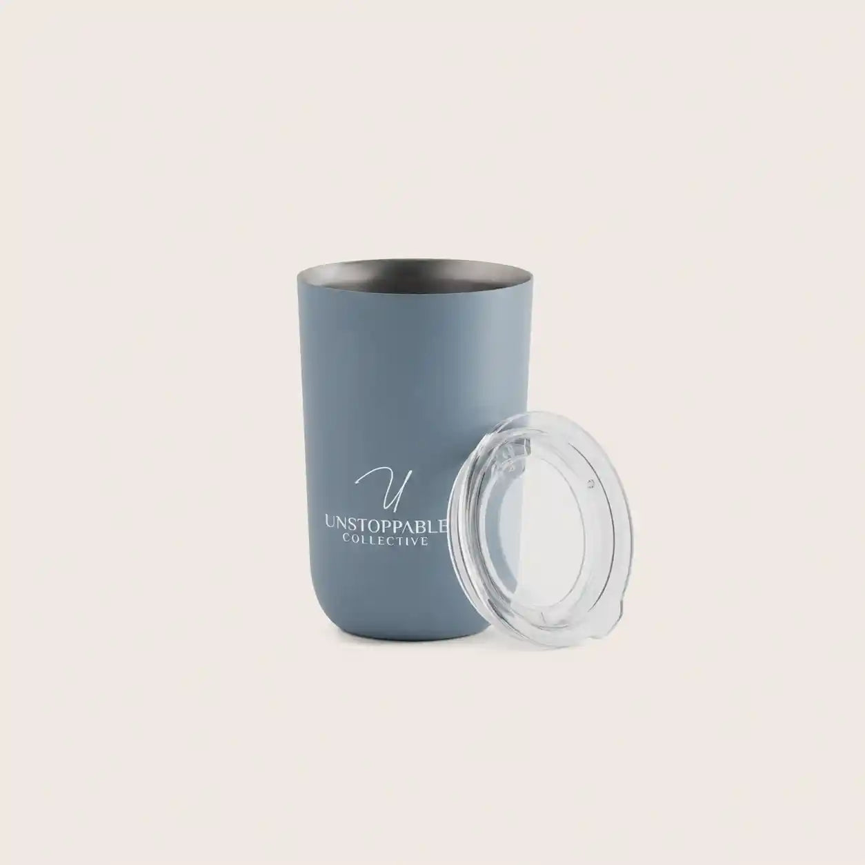 Custom Coffee Cup | Waterdrop® Double-Walled Stainless Steel Cup · Sip Lid