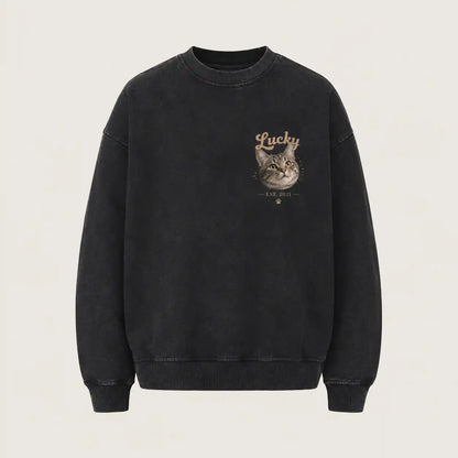 Custom Oversized Sweatshirt | Premium 350 GSM Cotton Crew Neck