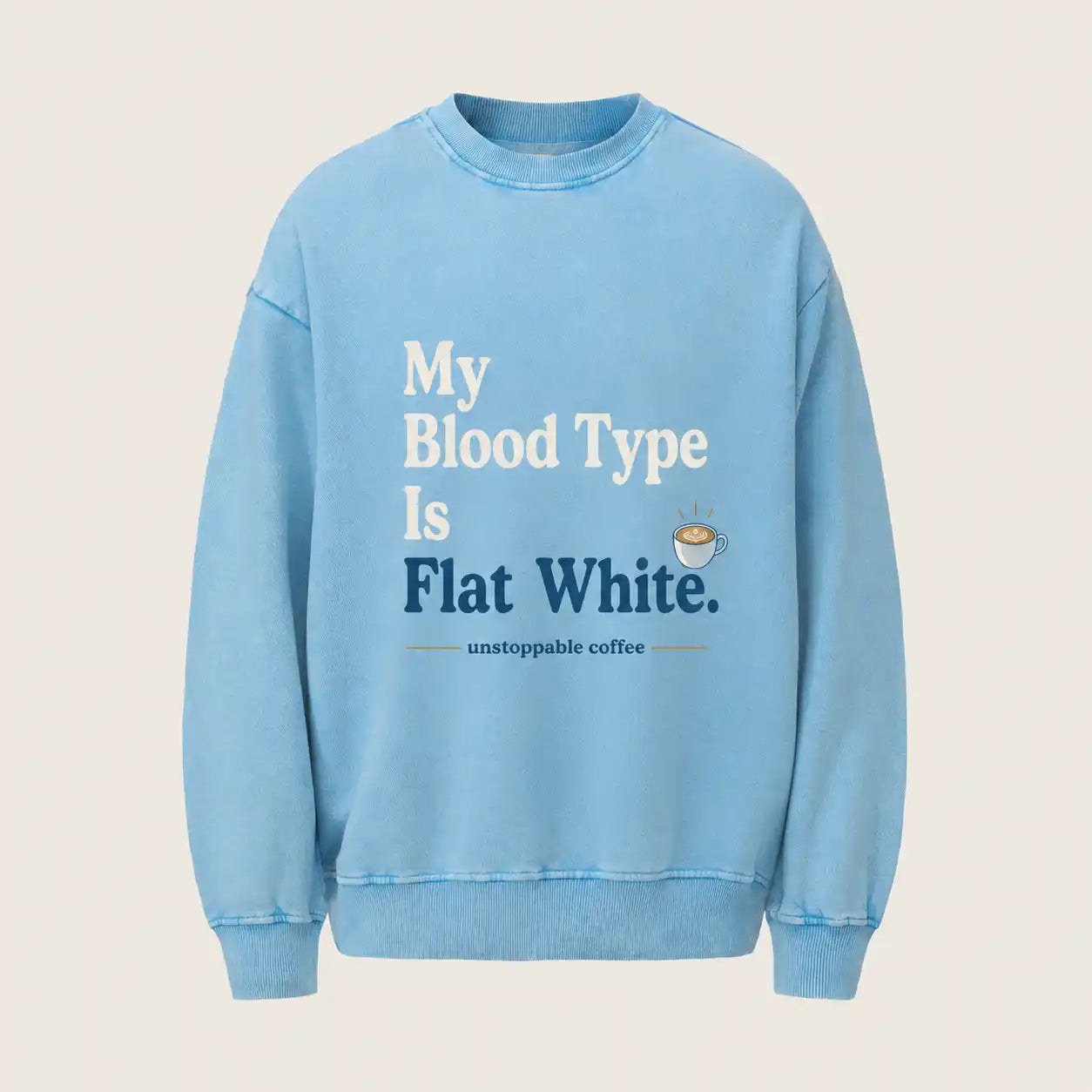 Custom Oversized Sweatshirt | Premium 350 GSM Cotton Crew Neck