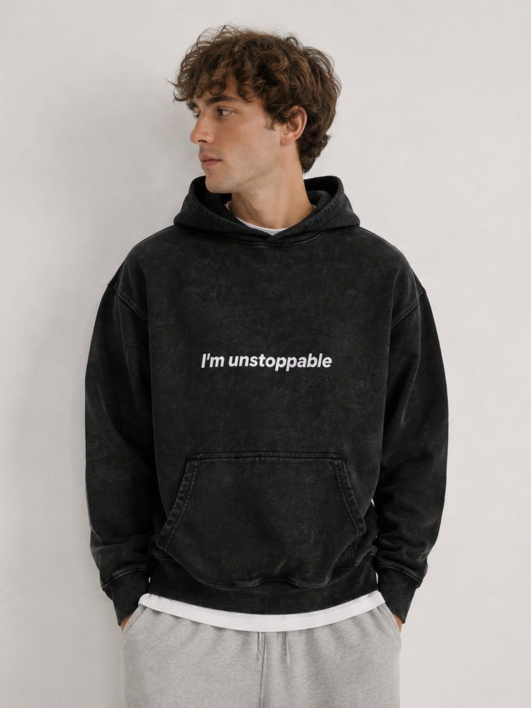Off-Duty Hoodie with Unstoppable Logo | SH16D