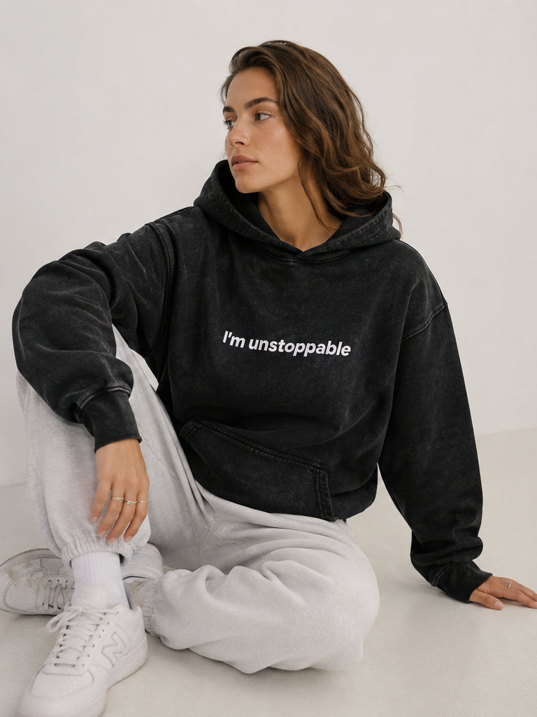 Off-Duty Hoodie with Unstoppable Logo | SH16D