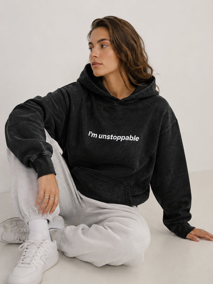 Off-Duty Hoodie with Unstoppable Logo | SH16D