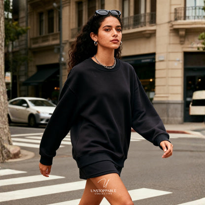 Core Relaxed Ladies Set – Women’s Sweatshirt & Skort